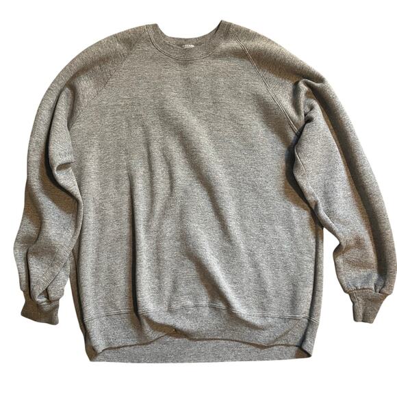 Vintage Jerzees raglan grey sweatshirt size xl